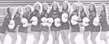 BRAVETTES -- The Council Grove High School Bravettes for the 2026-27 season are (L to R): Neenah Hestermann, Marlie Hayes, Claudia Simecka, Peyton Ryff, Madison Forge, Mazie Hayes, Quinley Sowers, Betsy Doornbos, Tenley Wilkens, Lucy Palmquist and Capri Gant. The Bravettes are coached by Keeley Reddick.