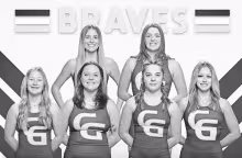 SIX LADY BRAVES’ WRESTLERS QUALIFY FOR STATE -- Council Grove will be sending six Lady Braves wrestlers to the 321A State Wrestling Tournament in Hays. Qualifying were - Back Row (L to R): Laine Johnson and Savanah Johnson. Front Row: Khloe Lif, Brenah 
