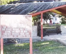 The enshrined Council Grove Oak stump represents the history of when the location became known as Council Grove. Crim Park, also known as Council Oak Park, will be the site of a grand 200th bicentennial celebration August 10, 2025 as the city provides a f