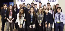 ATTEND STATE LEADERSHIP CONFERENCE -- Council Grove FBLA members attended State Leadership Conference in Topeka March 30-31. Attending were - Back row (L to R): Tucker Shoffner, Alyson Michael, David McDiffett, Bryce Azbell, Logan Stockwell, Jackson Stech