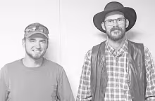 Jesse Masters (left) and Aaron Crandall of Oak Grove Tree Service strive to ensure their work reflects their Christian faith, emphasizing quality, punctuality, honesty, and customer care as extensions of their beliefs.