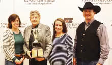 TRAVELING TROPHY BACK IN MORRIS COUNTY -- Morris County Farm Bureau has announced that for the second year in a row the Membership Traveling Trophy is back in Morris County. Each year the trophy is awarded to the county with the highest gain percentage. A