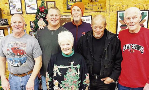 Jeff Biehler with his brothers and parents. From left to right, Ron, Matt, Jeff, Doug, his dad Jim, and in front, “our rock,” his mom, Metta Rae Biehler.
