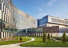 A variety of natural materials, including nearly 14,000 square feet of Onaga Limestone panels processed at U.S. Stone Industries, can be found throughout the exterior and interior facades of Saint Elizabeth Cancer Center in Edgewood, Kentucky. Article Image Alt Text