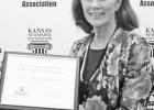 Council Grove was represented well at last week’s Kansas Press Association awards in Hutchinson. Three writers, either from or formerly from Council Grove, won multiple first place awards for their articles. Pictured left to right are Ace Finch, Council
