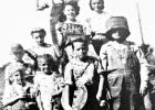 Metal Scavengers - World War II was everybody’s war and everyone was expected to participate. This picture taken in the spring of 1943, shows the efforts of the students of District 61, Colonel, doing their part by gathering scrap metal for the war effo Remembering Rural Schools of Northwest Morris County