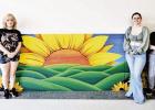 CGHS ART CLUB DELIVERS MURAL TO COUNCIL GROVE SENIOR CENTER