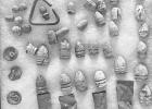 A plethora of tokens, coins and other finds are part of Jimmy Harris’ collection from metal detecting. In addition to the items shown, he has an album of carefully researched and recorded specimens. Harris’ advises prospective detectorists that seekin