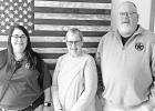 Making Kay Krause’s Love in Action a reality at the Chase County Detention Center are (left to right) Sergeant Heather Staples, Kay Krause and Captain Jay Whitney.