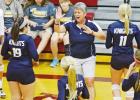 ENCOURAGING HER TEAM . . . Coach Wittman is known for encouraging her successful teams. On Thursday, Wittman will be presented with the 2025 JRI Hall of Fame Award, which is bestowed to those who have made a significant contribution to youth sports and th