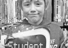 Jase Johnson, 3rd grade, demonstrated responsible behavior by helping clean up toys at recess.