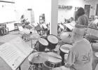 REHEARSAL -- The Flint Hills Community Band rehearses July 18 for the Dwight Summerfest concert on Aug. 6. There are 18 members of the band, ranging in age from teens to 70 years old. Flint Hills Community Band Plays Positive Tune For Local Area