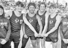 Levi Waring, Ethan Burton, Ahmed Mansary, Loup Charlier, Jace Goodman and Blaise French 10 Braves Headed To State Track Meet