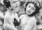 RUNNER-UP. . .Bennett Stohs (left), an 8 year-old wrestler from Council Grove took 2nd place in Saturday’s 54th Little Apple Classic at Manhattan. Stohs is the son of Johnathan and Shelby Stohs. Brandy Villalobos captured this photo and said, “Good sp