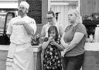A FAMILY AFFAIR . . . Murphy’s Kitchen at the Herington Airport is operated by Chef Jon Murphy, his wife Elsbeth, with assistance from daughters Trinity (age 7) and Naomi (age 14)
