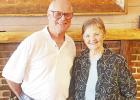 ROTARY SPEAKERS -- Kelley Judd and Sharon Haun, representing the Morris County Historical Society, were guests speakers at the noon meeting of the Council Grove Rotary Club on Wednesday. CG Rotary Hears MC Historical Society Plans