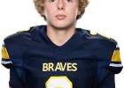 Luke Stewart Quarterback HM (Photos by Sister Act Photography) Braves Selected To Flint Hills All League 11 Man Football Team