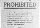 Fear gripped the community in 1943, as Council Grove experienced polio cases. A “No Gathering” notice was ordered by the city. Fear gripped the community in 1943, as Council Grove experienced polio cases. A “No Gathering” notice was ordered by the city.
