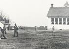 The above Highland School, was a temporary one built and used circa 1952-1954. It was used between when the original school burned in 1950 and the new stone, state-of-the-art school for that time was built. Remembering Rural Schools of Northwest Morris County