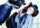 10-year-old Cutler Kasten was privileged to get to show in the Round Robin at the recent Morris County Fair. They have to go around and show every livestock animal at the fair. Cutler said he had so much fun with it. And, it is very obvious the dairy cow Through Your Eyes