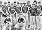 BRAVES, 23-1, SEEDED 1ST -- The Council Grove High School Braves are the top seed in the Class 3A Regional 1. Team members pictured are - Back Row (L to R): David McDiffett, Reid Buttrey, Grady Kepley, Mason Wilkens, Warren Longren, Mason Bowman, Colson H