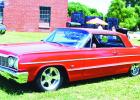 The red 1964 Chevrolet Impala 