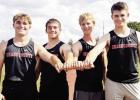 Guthrie Danford, Austin Anderson, Josiah Peters and Wyatt Griffin • 4x100m Relay