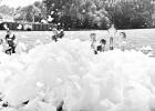 COVERED IN FOAM