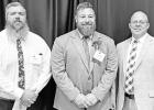 Brier Blythe, a kindergarten teacher at Council Grove Elementary School and Jarrod Hibler, a math teacher at Council Grove Junior/Senior High School were honored by their state peers in Topeka on Sunday. Blythe and Hibler were honored as USD 417’s eleme