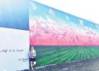 Council Grove Native Paints Her First Mural in Her Hometown
