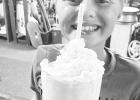 HAPPY CUSTOMER -- Sorin Swalley is delighted with a cotton candy shake. Article Image Alt Text