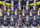 2023 BRAVES BASEBALL -- The Council Grove High School Braves baseball team will open the season at home Thursday, March 23, against the Lyndon Tigers. Team members pictured are - Back Row (L to R): Beckett Nelson, Ace Monihen, Braun Frye, Holden Ziegler a 2023 Braves Baseball Outlook