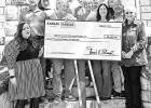 $40,000 AWARD . . . the Morris County Historical Society was awarded $40,000 to begin its work on Rendezvous Point, which will be located near the Madonna of the Trail Statue and the Post Office Oak Museum and is designed to be a starting point for histor