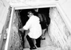 VIEWING A GLIMPSE OF THE PAST -- Great grandson Arthur Harness ventures into the cellar of the Last Chance Store in September of 2023, as the first relative to see where his great-grandparents, Charles and Jennie Harness, took refuge in Council Grove in 1864. Article Image Alt Text
